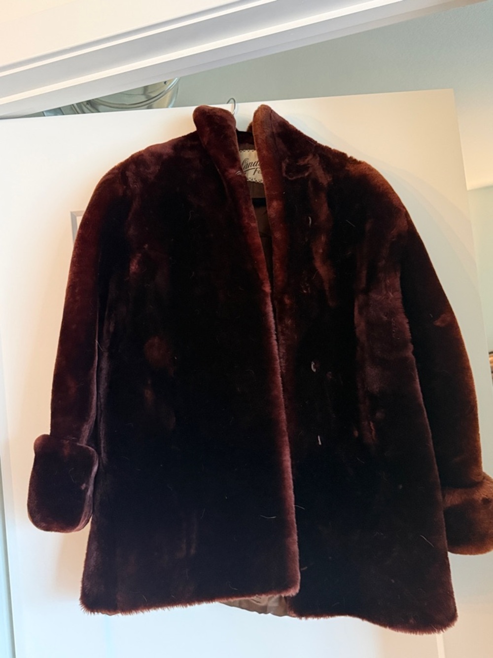 100% genuine vintage  fur coat